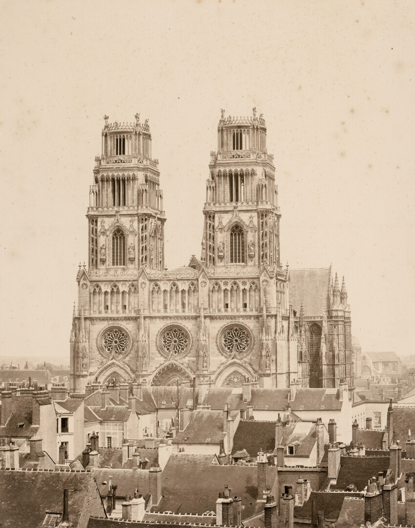 Cathédrale Sainte-Croix d'Orléans (1857) par les frères Louis-Auguste et Auguste-Rosalie Bisson